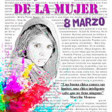 Cartel día de la mujer. Design project by Carlos Hurtado Botía - 04.02.2016