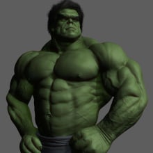Versión Hulk,modelado en zbrush. 3D project by Rafa Zabala - 05.13.2017