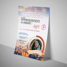 Cartel "Aprendiendo Amar" en Concepto Estudio Grafico. Un proyecto de Publicidad y Diseño editorial de Verónica Berlana - 09.01.2016