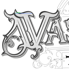 Lettering Wasabi Tattoo v1.0. Un proyecto de Diseño y Lettering de Josu Flamarique - 10.11.2016