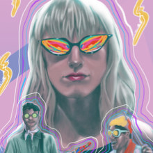 Cartel de Paramore - After Laughter. Traditional illustration, Advertising, Music, Graphic Design, Product Design, and Photo Retouching project by Daniel Godínez - 05.12.2017