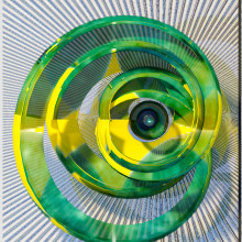 Green eye spiral.. 3D projeto de teodolito - 22.05.2017