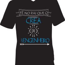 Camisa Meio Engenheiro. Design projeto de Pedro Henrique - 23.05.2017