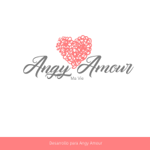 Angy Amour web/store design. Web Design project by Alex Gomez - 05.01.2017