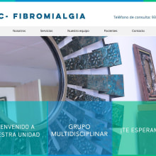 Web Sfc y Fibromialgia. Web Design projeto de Irina Alegre García - 01.05.2017
