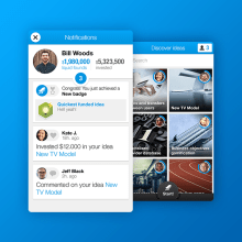 Nextinit Mobile App. Traditional illustration, UX / UI & Interactive Design project by Jimena Catalina Gayo - 05.31.2014