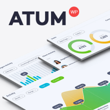 ATUM WordPress Page Banner. Design gráfico projeto de Andrés Gimeno - 30.03.2017