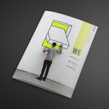 Revista We. Design, Design editorial, Design gráfico, Tipografia, e Escrita projeto de Cristina López - 30.05.2017
