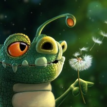 sweet lizard . Traditional illustration, Animation, Character Design, and Character Animation project by eduardo berazaluce - 05.31.2017