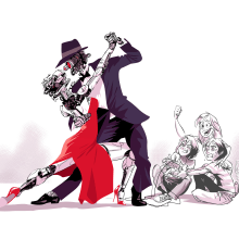 Tango!. Traditional illustration project by Josep Giró - 05.20.2017