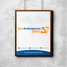 Aeroambulancias Silva. Un proyecto de Diseño gráfico de Lorena Alejandra Ramirez Piña - 05.06.2017
