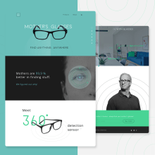 Mother's glasses - Gafas de madre. Een project van Webdesign van Aleksandra Pronina - 05.06.2017