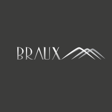 Logo BRAUX. Design, Consultoria criativa, Design gráfico, Escrita, Caligrafia, Lettering e Ilustração vetorial projeto de Paola Villalba - 16.01.2016