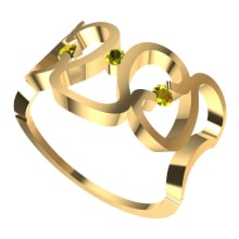 Ring with gems. Design de joias projeto de Santi Casanova González - 06.06.2017