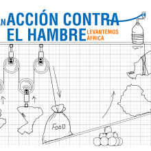 Campaña gráfica para Acción Contra el Hambre (copy y concepto). Publicidade projeto de Óscar Jiménez Otero - 07.06.2017