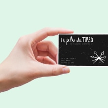 BRANDING — La pelu de Tirso. Br, ing, Identit, and Lettering project by Sara Marques - 06.07.2015