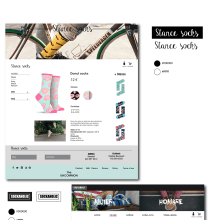 Stance Socks. Design, UX / UI, Design gráfico, Design interativo, e Web Design projeto de Cristina Villar - 07.03.2017