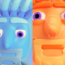 4colors4feels. 3D, Animação, Design de brinquedos, e Animação de personagens projeto de Eva Segen - 07.06.2017