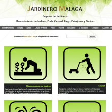Web de Jardinería. Design project by Antonio Gonzalez - 06.08.2017