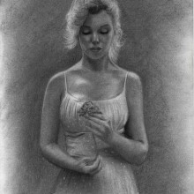 Marilyn Monroe - Dibujo. Un proyecto de Bellas Artes de Gerson Eric Pereira Rafael - 09.06.2017