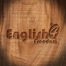 English 4 Freedom. Design gráfico projeto de Wiljanden Miranda - 13.06.2017