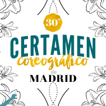 30º Certamen Coreográfico de Madrid. Concurso cartel publicitario.. Design gráfico projeto de Manuel Porcar Blasco - 20.05.2016