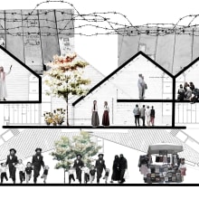 Cut-Copy-Paste-Interfaz en la Franja de Gaza. Un proyecto de Arquitectura, Bellas Artes, Escenografía, Collage y Arte urbano de Maria Camila Agudelo - 15.06.2017