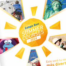 Colegio Base Summer Courses. Publicidade, e Design gráfico projeto de Rubén Salazar - 11.06.2017