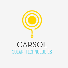 Carsol es una empresa que se dedica a la venta e instalación de paneles solares.. Un proyecto de Br e ing e Identidad de Andrea Altamirano - 16.06.2017