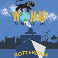 Womad Festival Rotterdam (T-shirt image). Un proyecto de Diseño, Br, ing e Identidad, Moda, Diseño gráfico y Tipografía de Adrià Salido Zarco - 16.06.2017