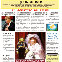 Portada periódico. Editorial Design project by Ana García - 03.16.2017