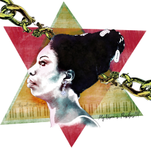 Nina Simone. Ilustração tradicional projeto de claravtasis - 17.06.2017