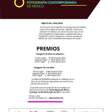 Tercer Concurso de Fotografía Contemporánea de México, Consulta las bases en www.fumca.mx. Fotografia projeto de Alfredo De Stéfano - 19.06.2017