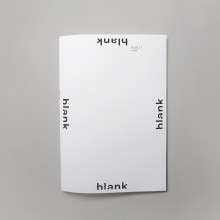 Blank, magazine. Design gráfico projeto de Inés Navarro - 20.06.2017