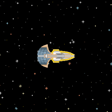 Spaceship Animation. Animação projeto de Daniel Diaz Estrada - 21.06.2017