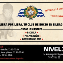 Flyer Club Boxeo. Graphic Design project by Naiara Valera - 06.21.2017