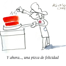 Humor para Restaurante Rivas RR. Comic projeto de Miguel Gosálvez Mariño - 23.06.2017