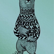 BEAR LOVE. Un proyecto de Diseño, Ilustración tradicional e Ilustración vectorial de Beatriz Segovia Martín - 23.06.2017