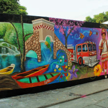Fenix art Ciudad Valles. Fine Arts, Painting, and Street Art project by Héctor Armando Domínguez Rodríguez - 06.26.2017