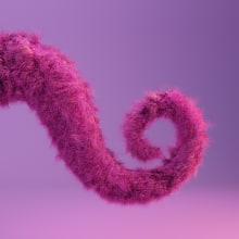 The Pink Moustache. 3D, and Art Direction project by Toni Buenadicha - 06.27.2017