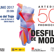 Campaña publicitaria del desfile de moda del 2017, de la escuela Arte Diez. Graphic Design project by Jonatan Ramírez Pacha - 04.20.2017
