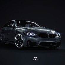 BMW Black Series. 3D, e Design de automóveis projeto de Alberto Luque - 29.06.2017