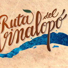 Ruta del Vinalopó. Graphic Design, and Calligraph project by Punts Suspensius - 06.29.2017