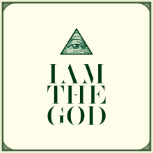 Billete I AM THE GOD. Un proyecto de Diseño gráfico de Javier Baizan Fdez - 26.06.2017