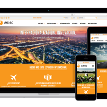 Amec - Organización de empresas. Web Development project by David Ramírez - 09.01.2014