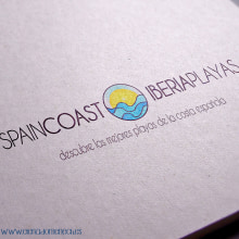 Logotipo IBERIAPLAYAS & SPAINCOAST. Un proyecto de Diseño y Diseño gráfico de Elena Doménech - 05.07.2017