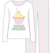Diseño de punto de cruz para pijama / Cross stitch design for pajama. Un proyecto de Moda, Diseño gráfico y Tipografía de Ángela Gutiérrez Graphic Design - 06.07.2017