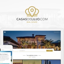 Casas de Lujo. Sitio web.. Design, UX / UI, Br, ing, Identit, Interactive Design, Web Design, and Web Development project by Adrián Miranda Rodríguez - 07.07.2017