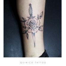 Mi Proyecto del curso: Cómo diseñar un tatuaje. Ilustração tradicional projeto de Quinico Padilla - 07.07.2017
