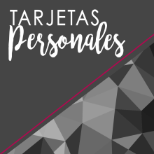Tarjetas Personales. Een project van  Ontwerp y  Reclame van Isabel Cristina Díaz Arce - 12.03.2012